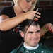 Bragg Military Police Go Bald for St. Baldrick's