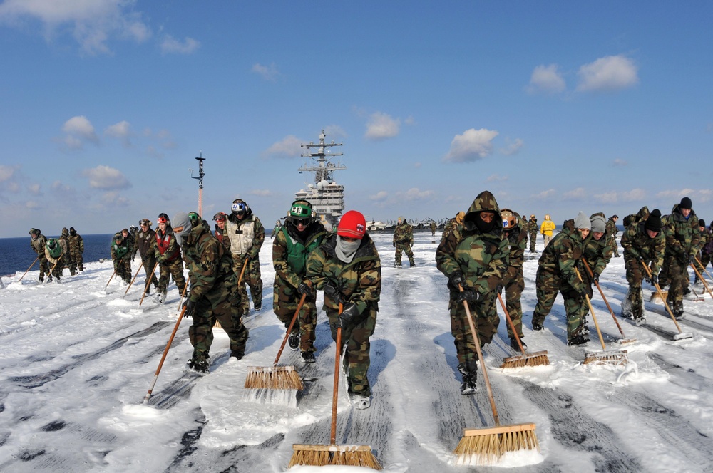 USS Ronald Reagan prepares for Operation Tomodachi