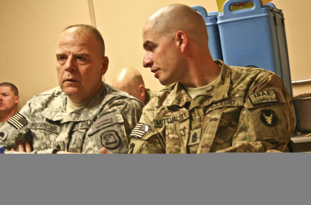 Iowa National Guard’s top leadership visit Red Bulls downrange