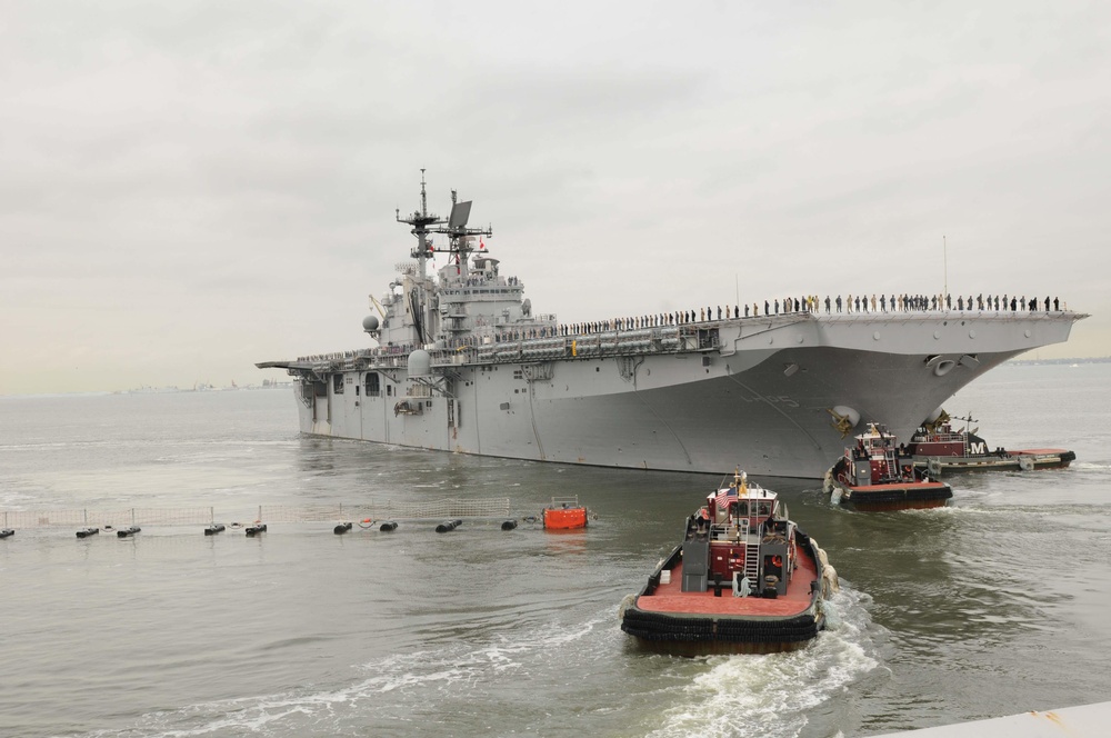 USS Bataan Departs NS Norfolk