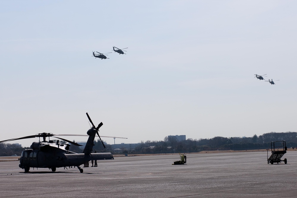 Airmen and Marines carry out rescue mission