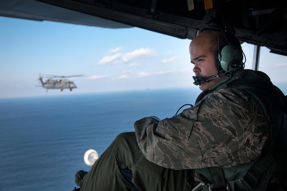 MC-130P combat shadow performs four successful aerial refueling missions