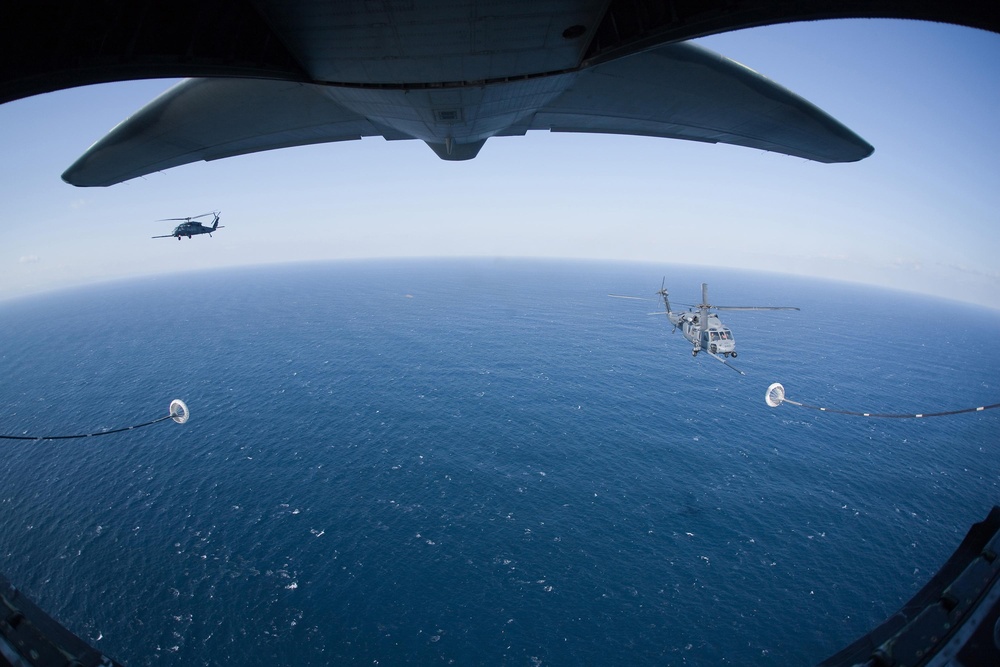 MC-130P combat shadow performs four successful aerial refueling missions