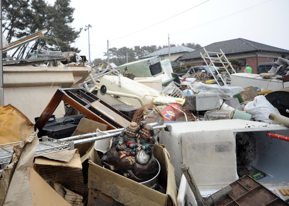 Japan Maritime Self-Defense Force Relief Efforts in Hachinohe, Japan