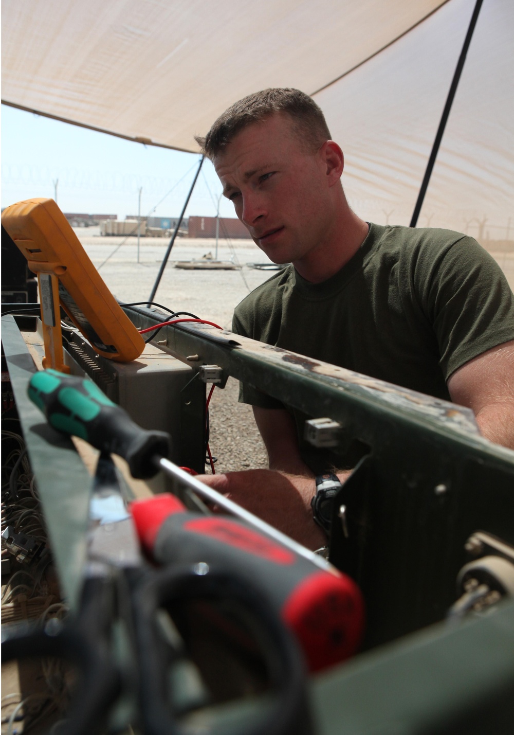 NC Marine Generates Hard Work on Deployment