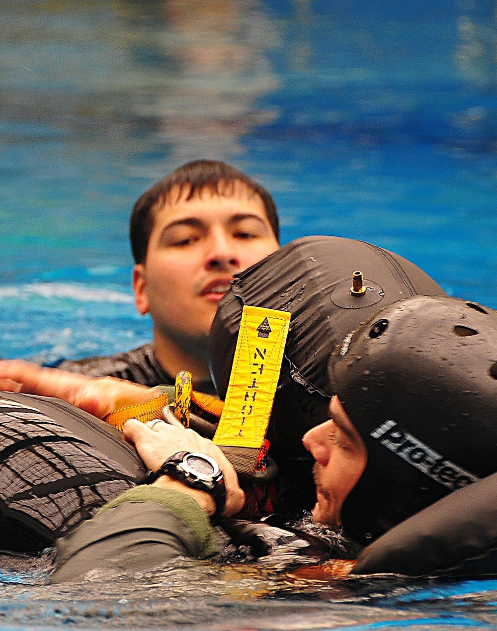 Water survival training evaluation
