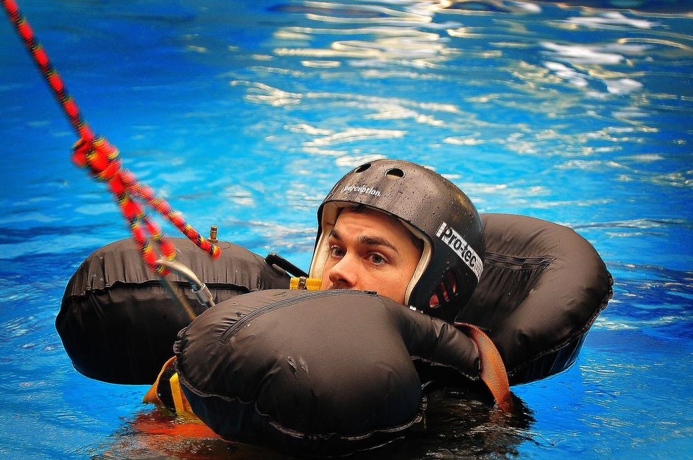 Water survival training evaluation