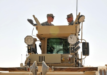 National Guard Leaders visit Task Force Overlord Engineering Units