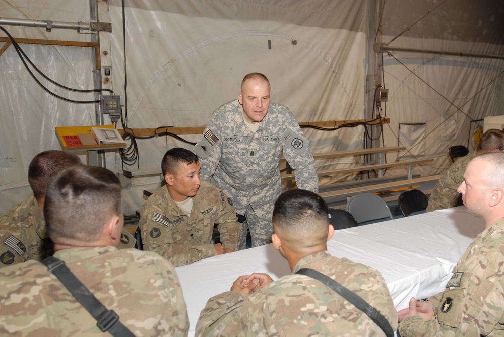 Top IANG leadership visit Soldiers in Afghanistan