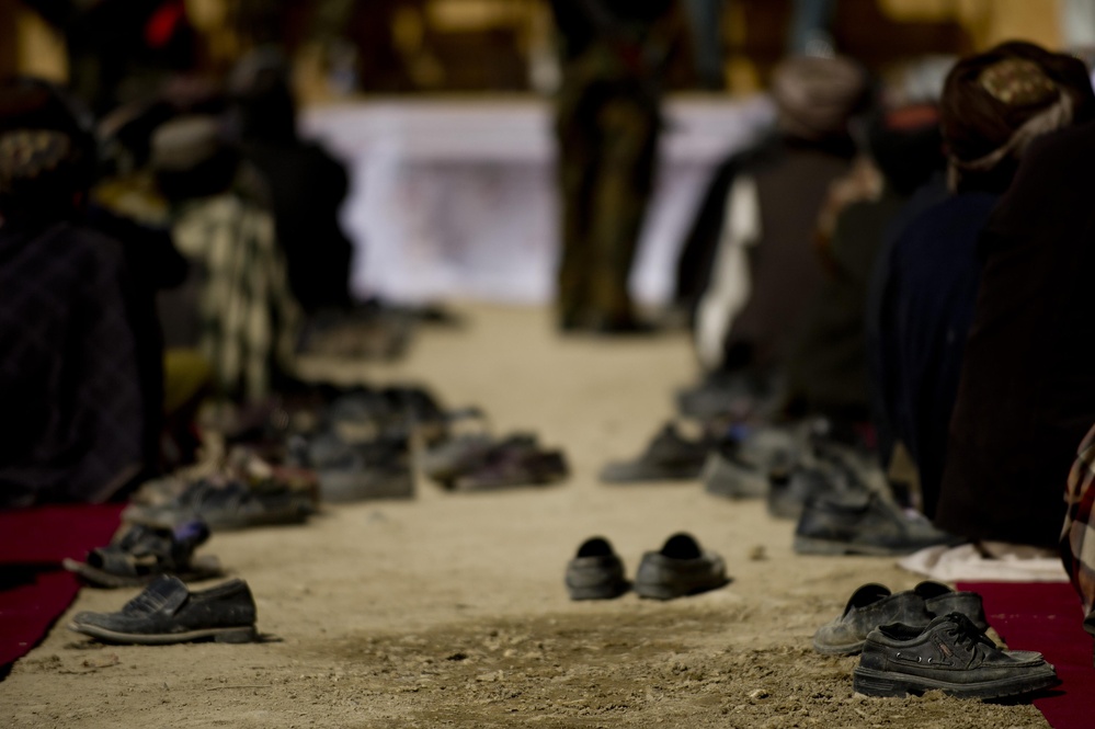 PRT Zabul Shamulzai District Diplomacy Shura