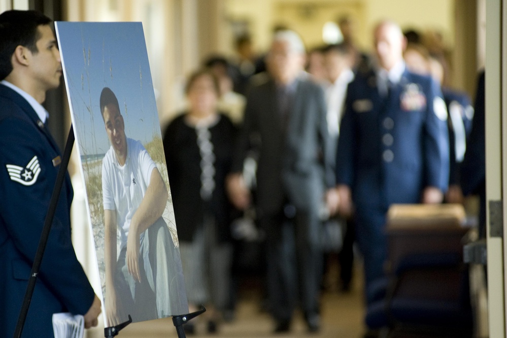 Memorial Service for Staff Sgt. Cameron Arana