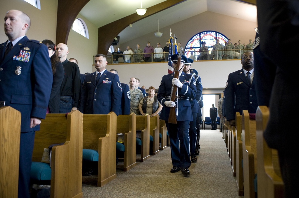 Memorial Service for Staff Sgt. Cameron Arana