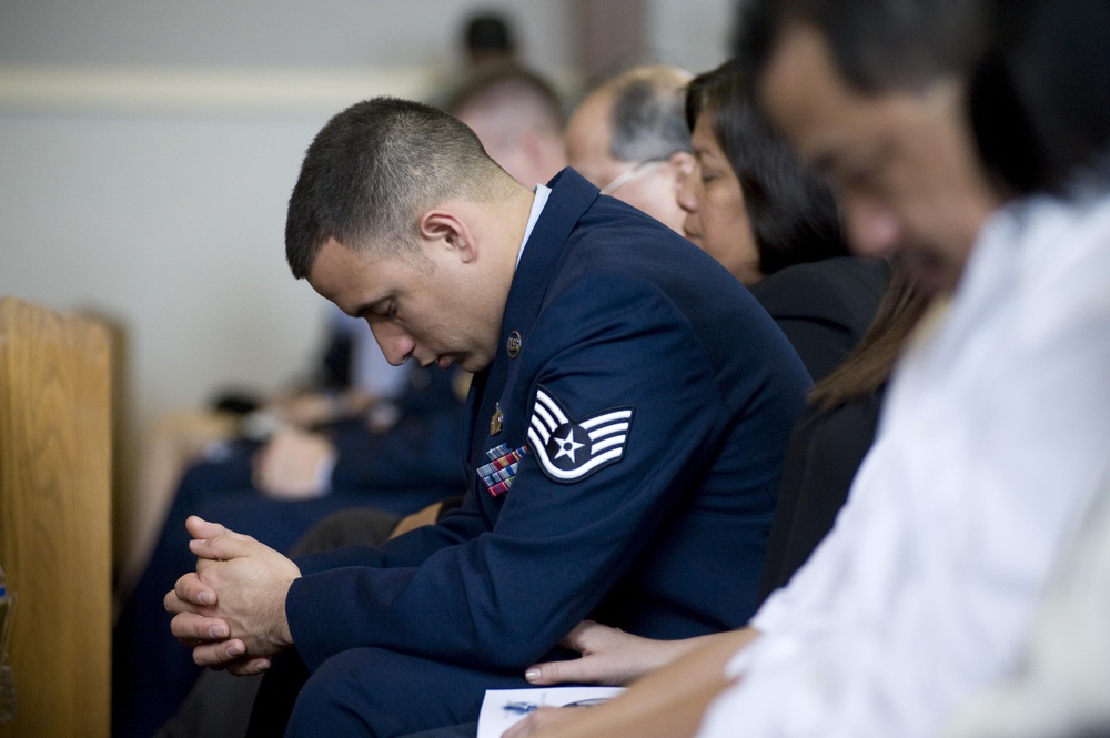 Memorial Service for Staff Sgt. Cameron Arana