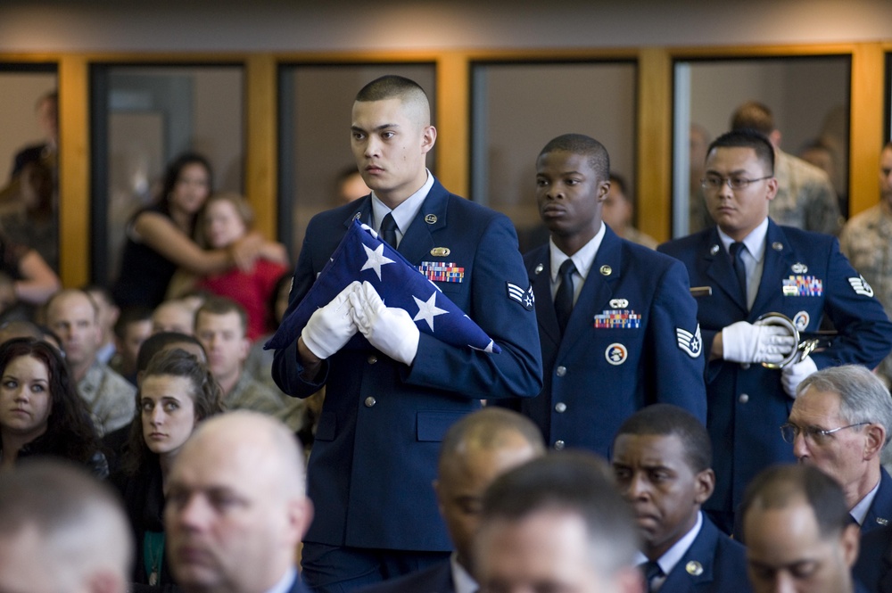 Memorial service for Staff Sgt. Cameron Arana