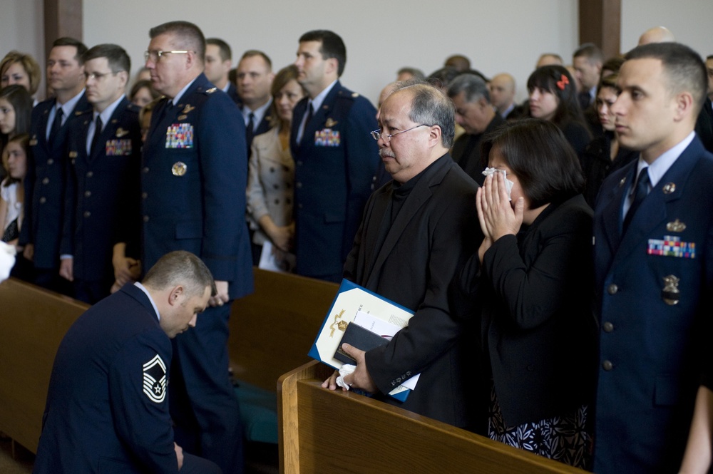 Memorial Service for Staff Sgt. Cameron Arana