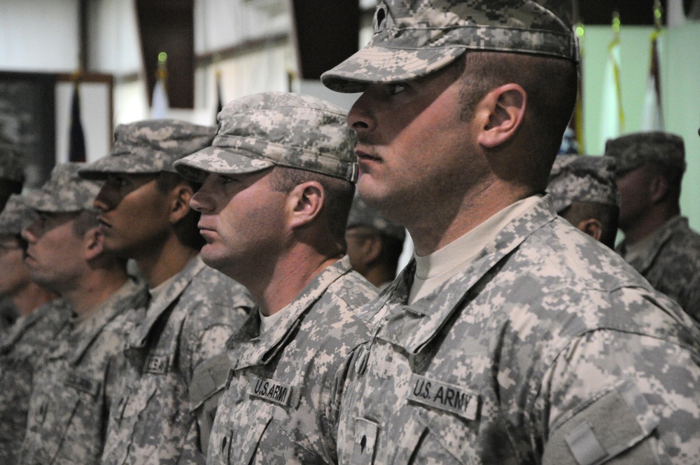 Sept. 11 Flags Transferred to Reserve Unit headed to Iraq