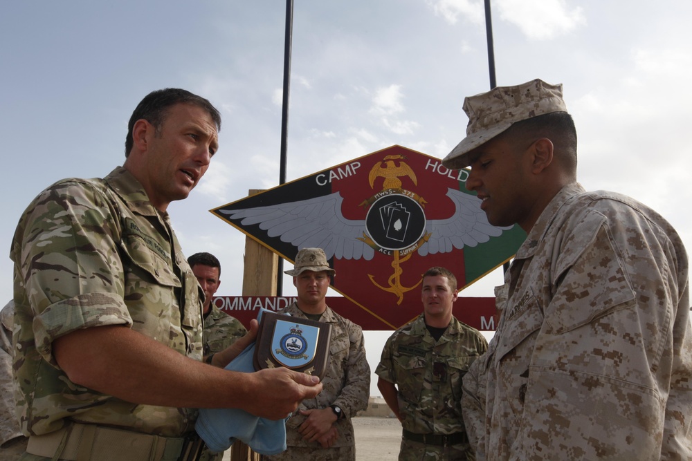 Marines, Royal Air Force celebrate partnership in Afghanistan