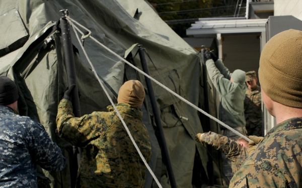 JSF-J deliver showers to local citizens