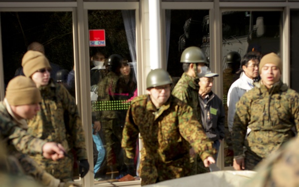 JSF-J deliver showers to local citizens