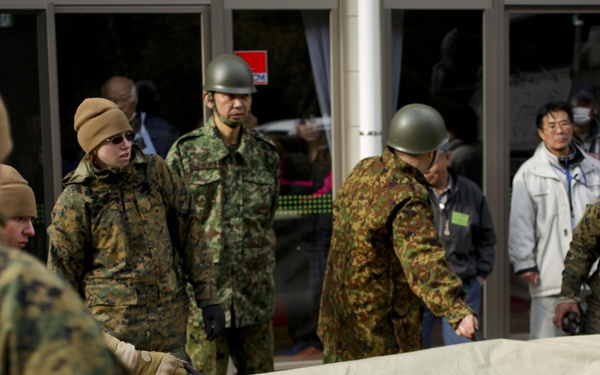 JSF-J deliver showers to local citizens