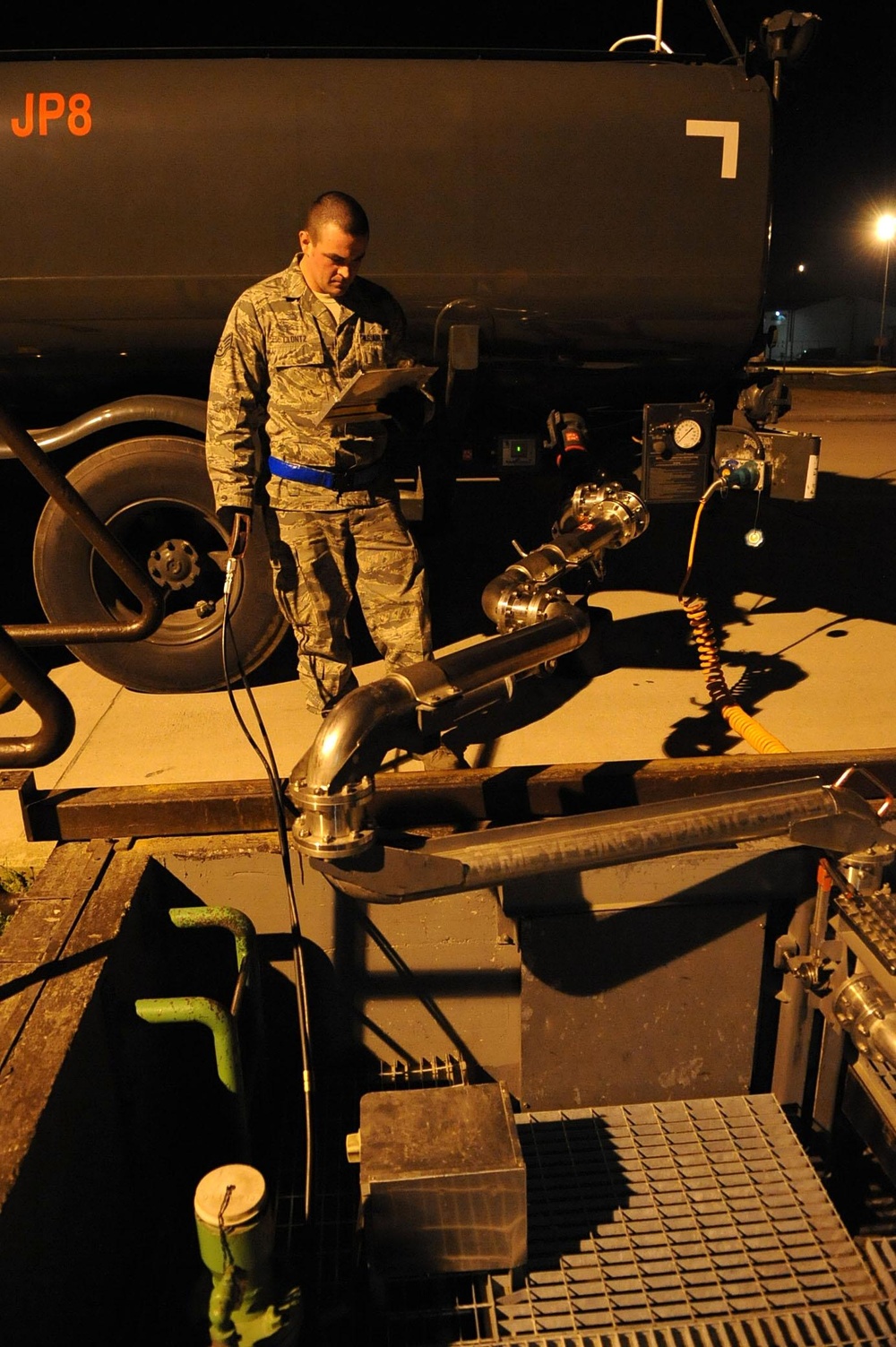 Airmen Refuels R-11 Refueler for Increased Incoming Aircraft at Aviano Air Base, Italy, during JTF Odyssey Dawn