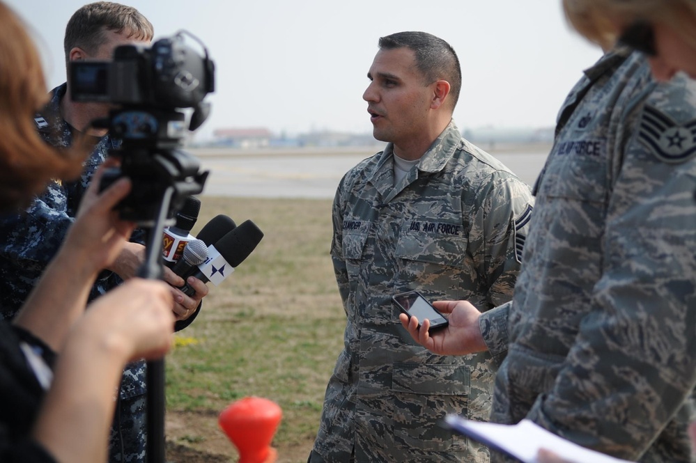 31st Fighter Wing and Joint Task Force Odyssey Dawn Public Affairs Host Media Day