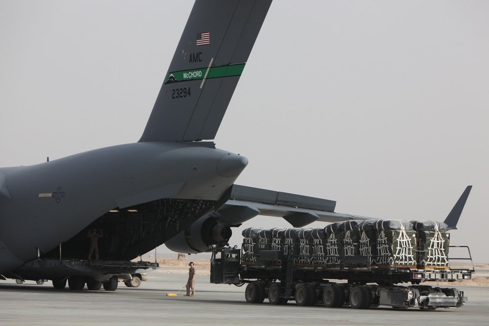 Joint operations increase resupplies, ease burdens