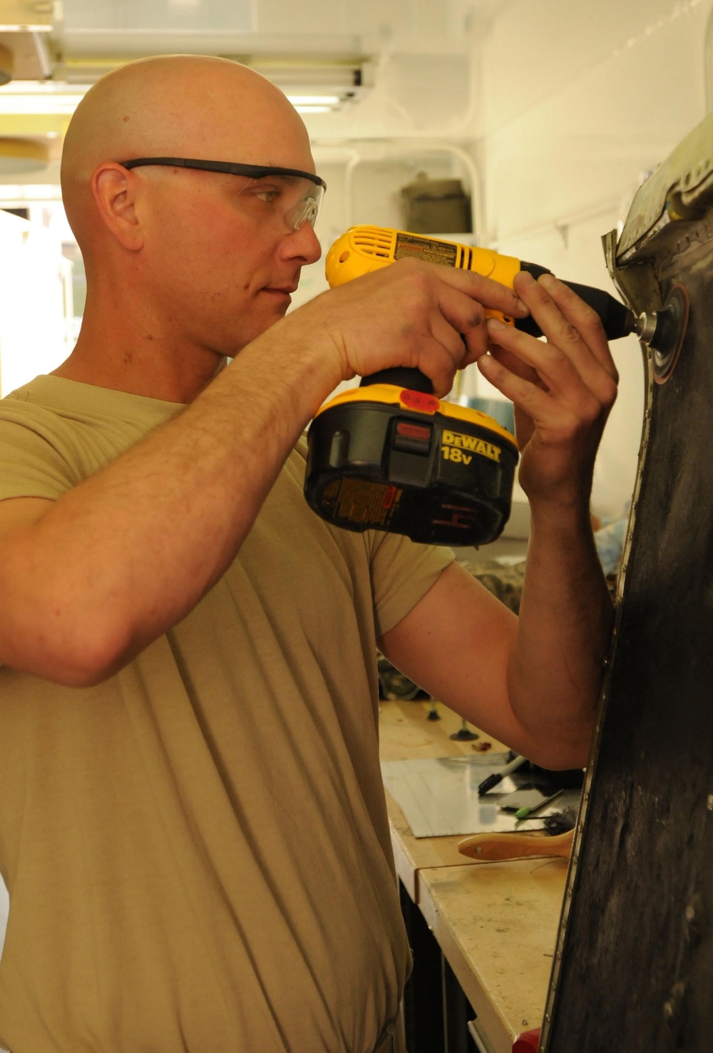 Airframe shop: Working hard to help bring troops home
