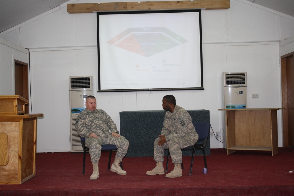 Deployed S.C. Guard Unit trains in suicide intervention techniques