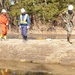 Misawa-based Seabees Dewater Fuel Station