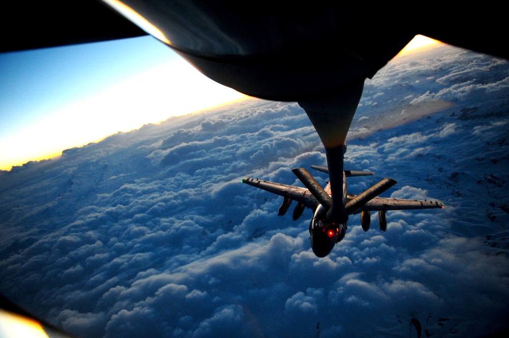 Navy EA-6 Aerial Refueling