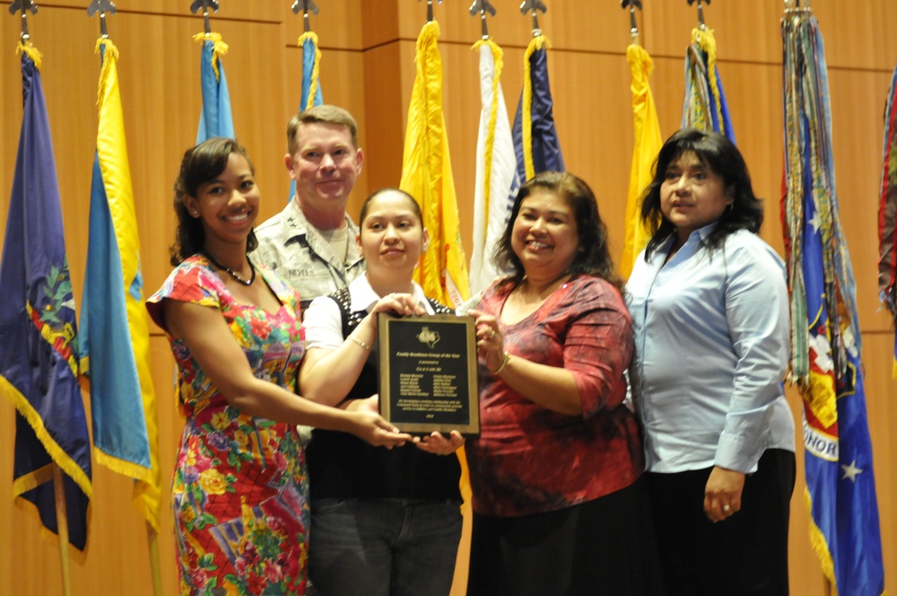 TAG recognizes excellence in unit performance and family volunteers
