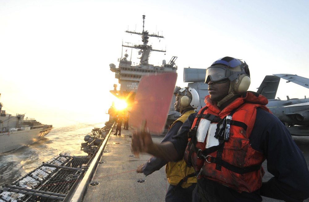 USS Enterprise action