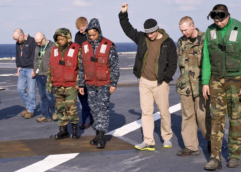 USS George Washington action