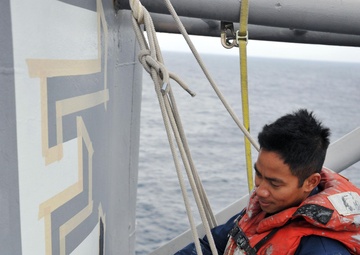 USS Blue Ridge action