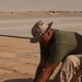 North Carolina Marines tear down flight line on Camp Bastion, Afghanistan