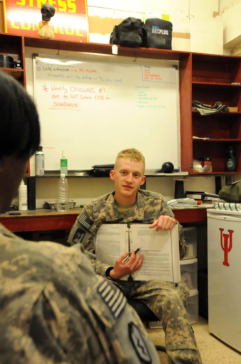 Behavioral health specialists help deployed troops deal with downrange stress