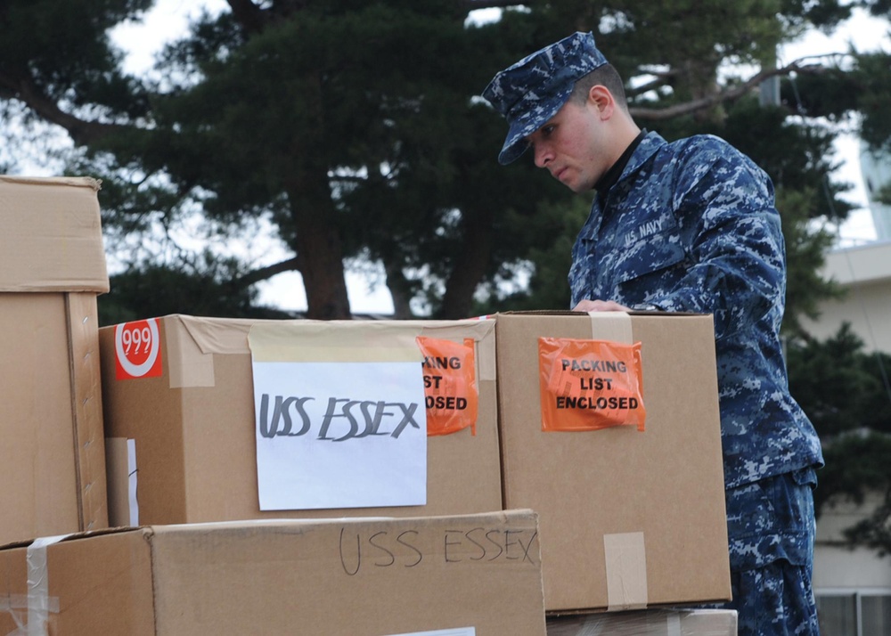 Helicopter Mine Countermeasures Squadron (HM) 14 lands at Naval Air Facility Misawa, Japan