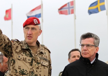 German Minister of Defence Visits Troops in Northern Afghanistan