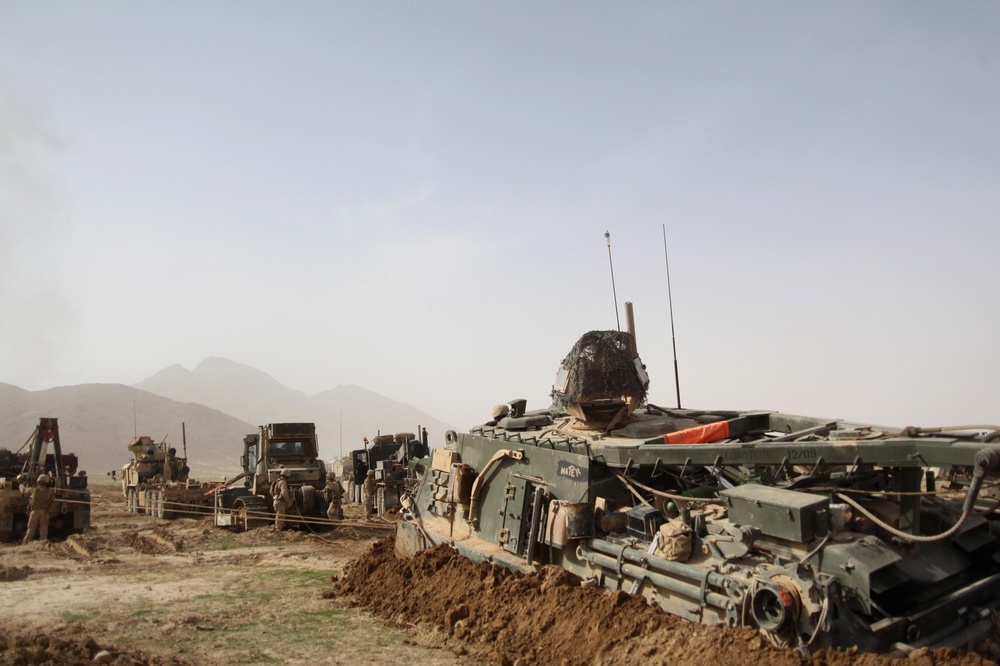 M88A2 Hercules stuck in its tracks