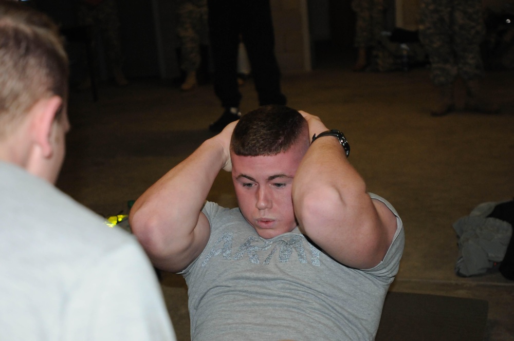 Soldiers of the 316th ESC compete for top honors at Best Warrior Competition