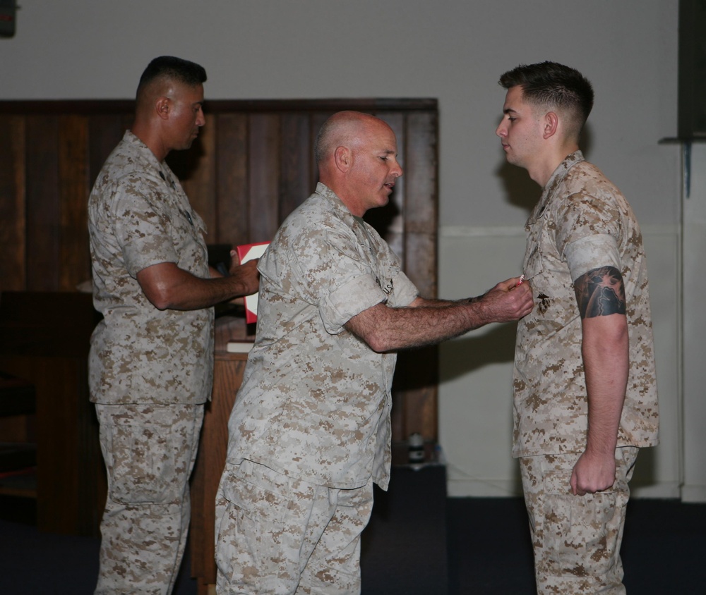 Marine awarded Bronze Star for saving afghan girl in fire-fight