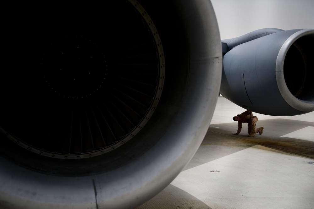 KC-135 Refueling mission over Iraq