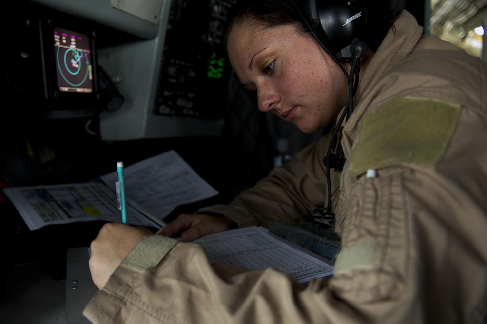 KC-135 Refueling mission over Iraq