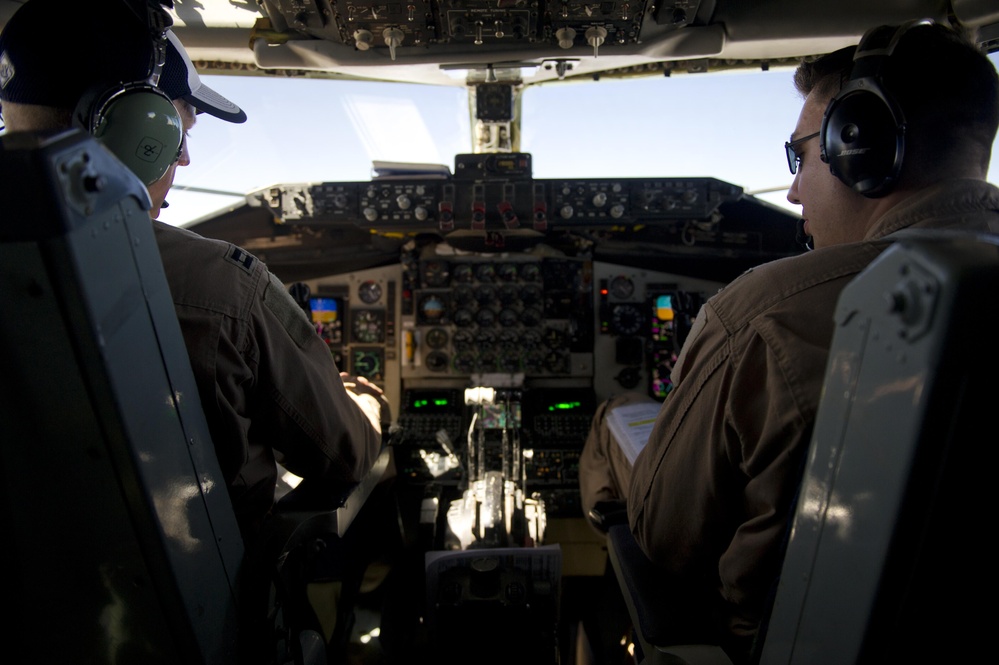 KC-135 Refueling mission over Iraq