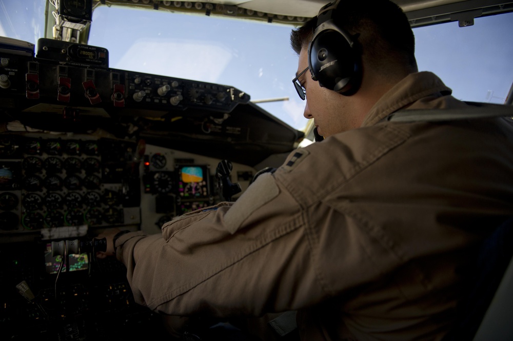 KC-135 Refueling mission over Iraq