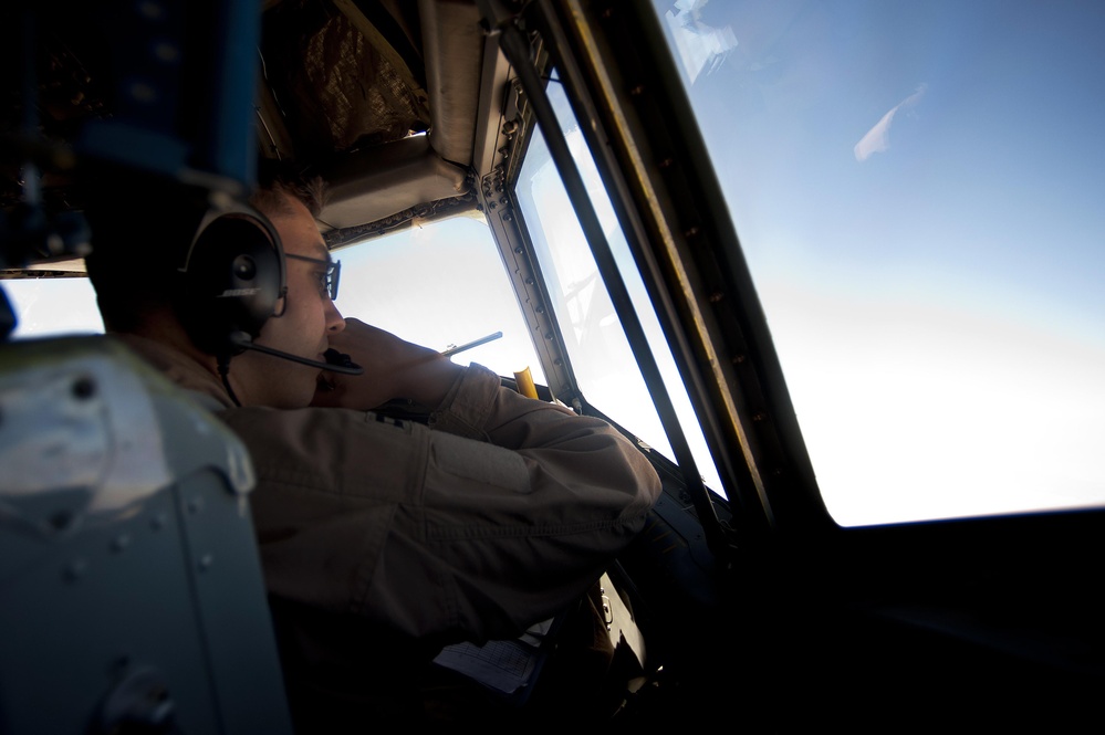 KC-135 Refueling mission over Iraq