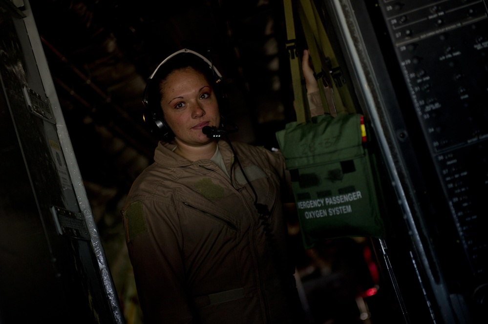 KC-135 Refueling mission over Iraq