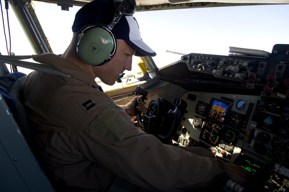 KC-135 Refueling mission over Iraq