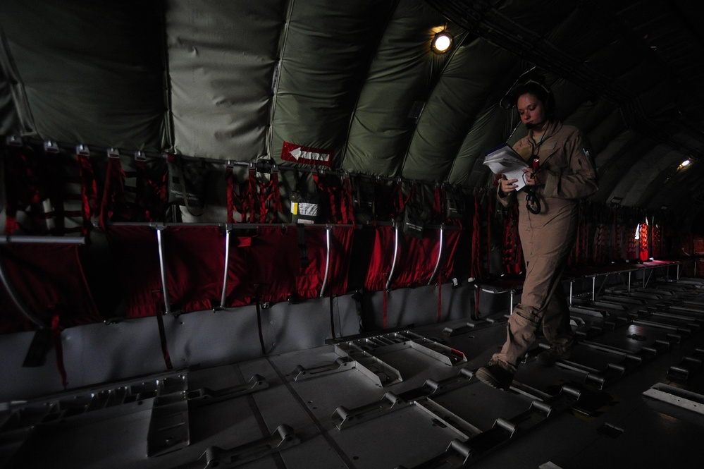 KC-135 Refueling mission over Iraq